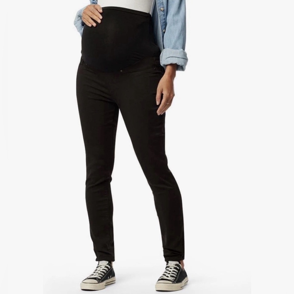 Signature by Levi Strauss & Co. Gold Label Maternity Skinny Jeans Black Size S